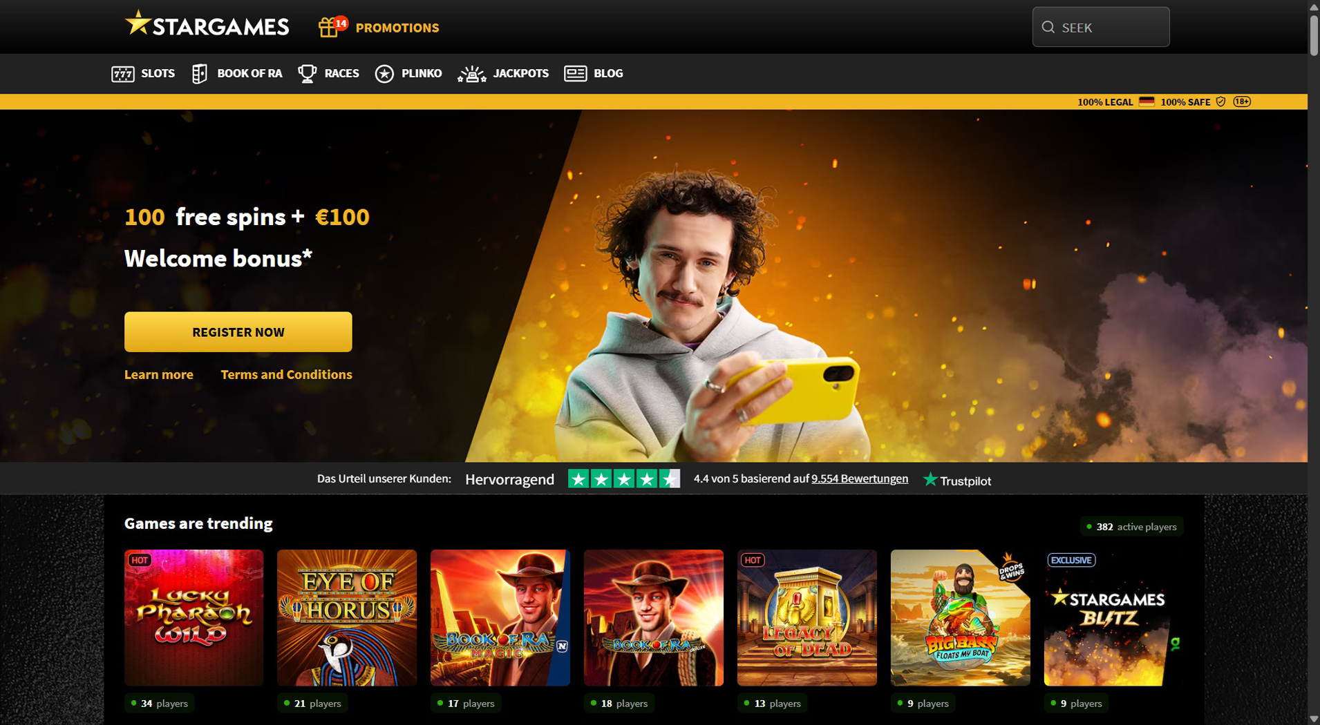 2. StarGames – Schneller Zugang zum Sofort Casino